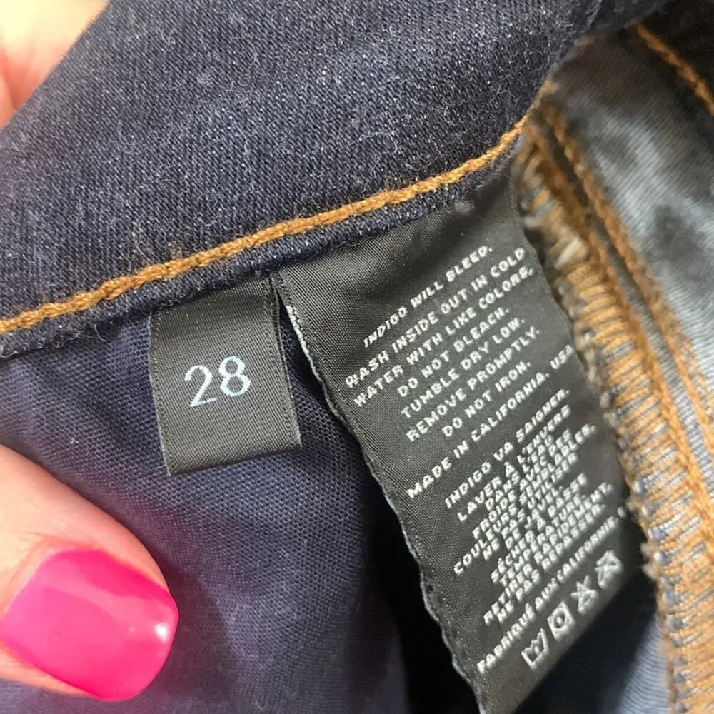 J Brand Maria Dark Wash Skinny Jeans in Starless - Image 5