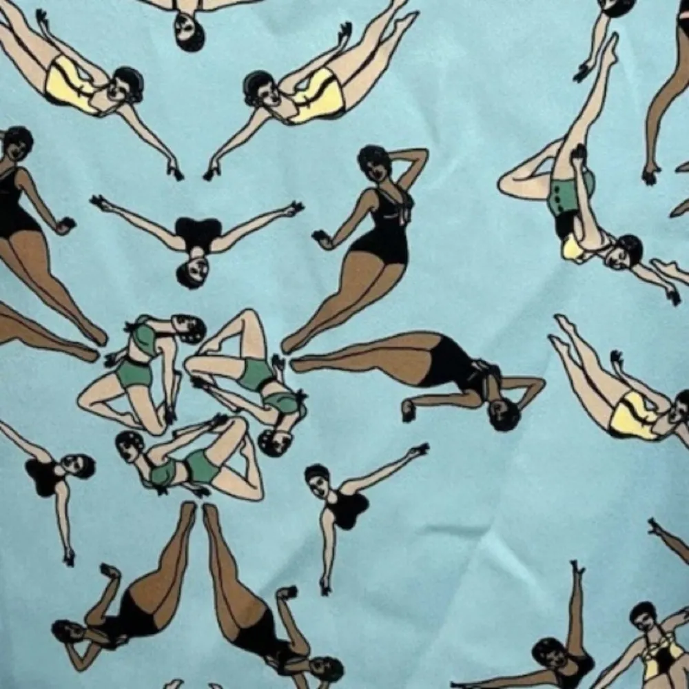 ModCloth x Dupenny Sleeveless Ruffle Blouse Size XXS Sychronized Swimming NWT - Image 7