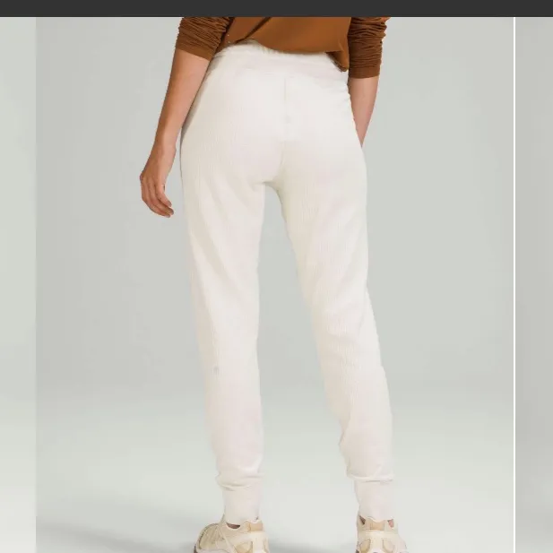 Lululemon size 2 engineered warmth wool white jogger Opal merino outdoor gorpcor - Image 15
