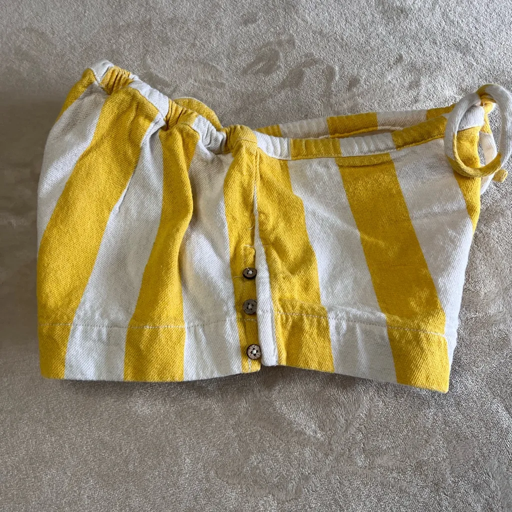 FREE PEOPLE Pull On Beach Shorts Drawstring Side Buttons Women’s Sz XS EUC - Image 4