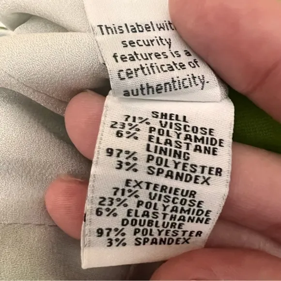 Diane Von Furstenberg Agatha Knit Suiting Green‎ Dress Size 10 - Image 11