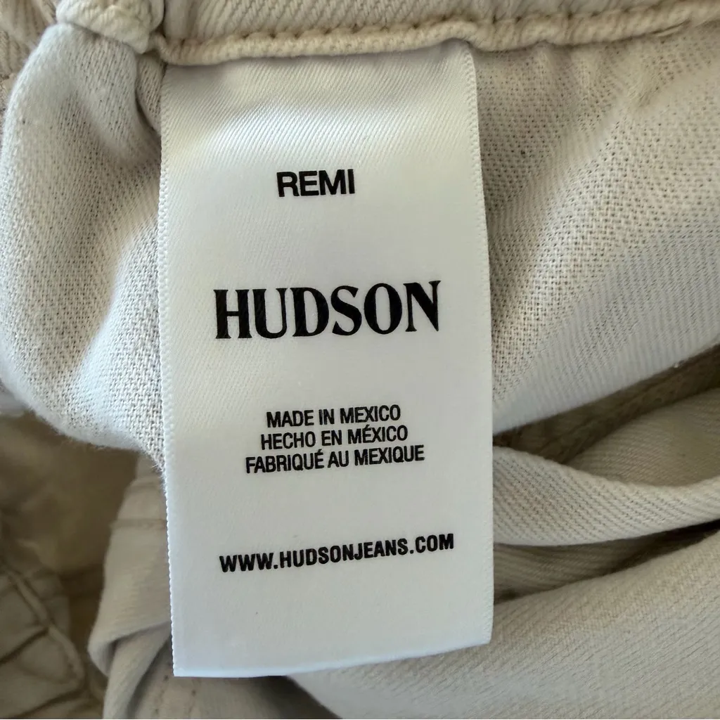 Hudson Jeans Remi Paperbag-Waist Ankle Pants in Brazilian Sand Size 28 - Image 12