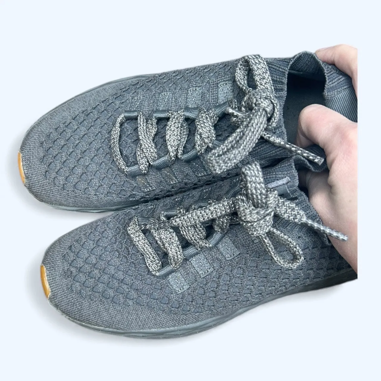 NOBULL All Day Knit Sneakers Trainers Gray Men's 6.5/ Women's 8 - Image 5