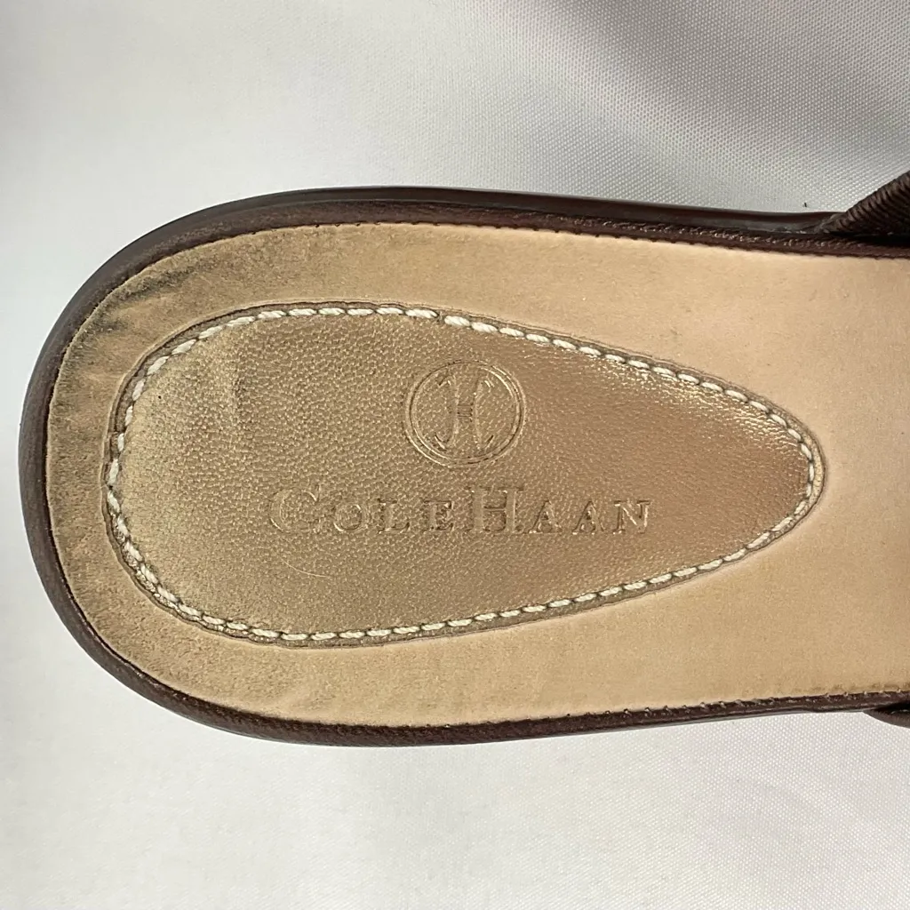 Cole Haan Nike Air Alta Wedge Heel Slide Sandals Sz 10 AA - Image 7