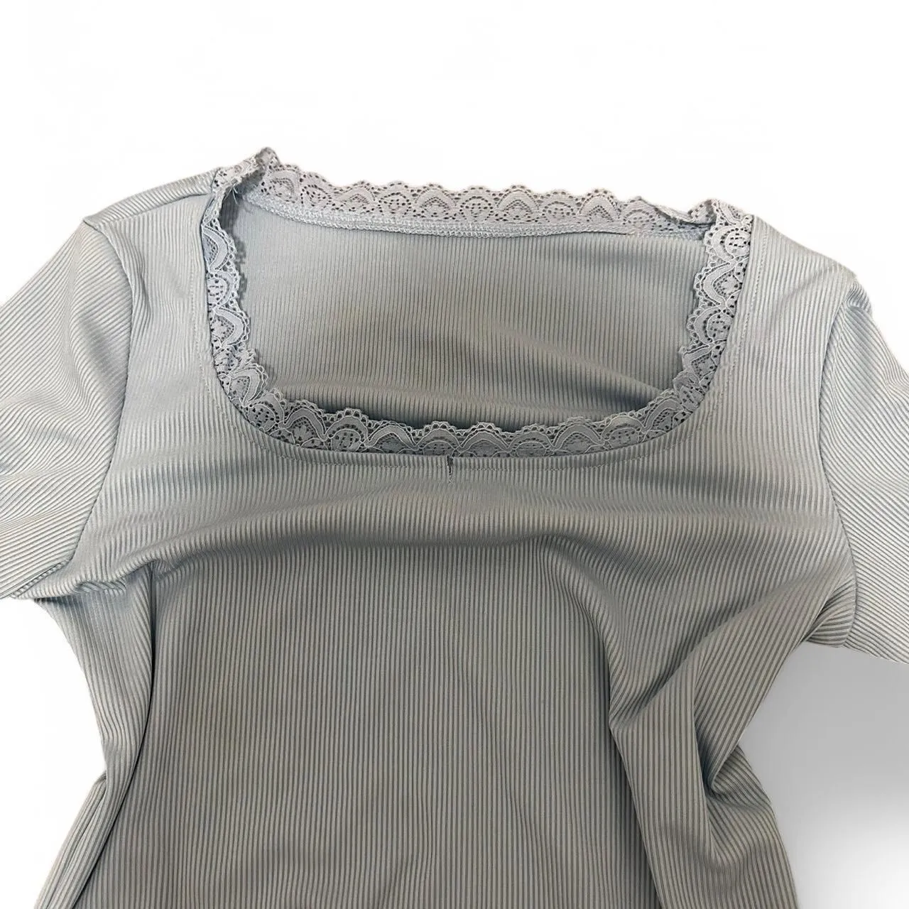 codibook blue lace long sleeve top - Image 2