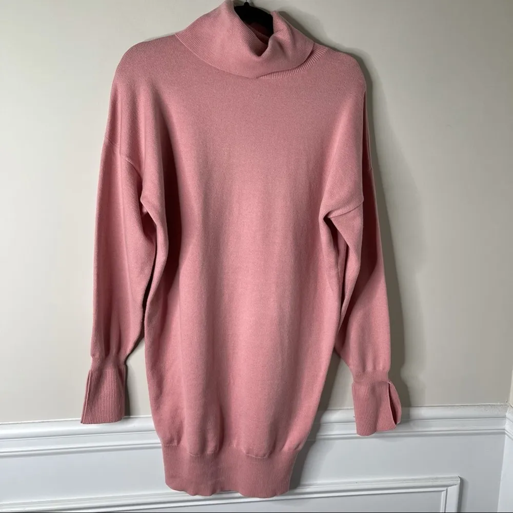 Majorelle pink earth barbie core turtleneck‎ brody sweater dress size small - Image 5