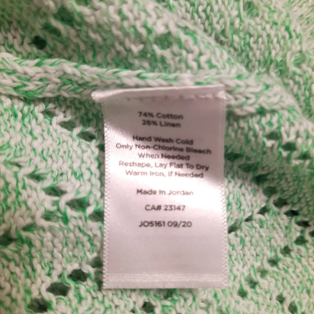 Talbots Petite Green Sweater Size SP - Image 4