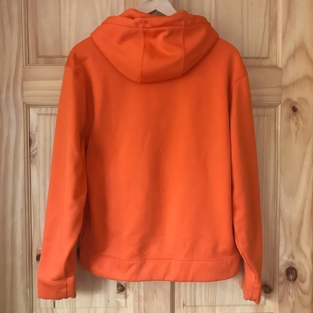 Under Armour  loose fit orange pullover hoodie size small - Image 6