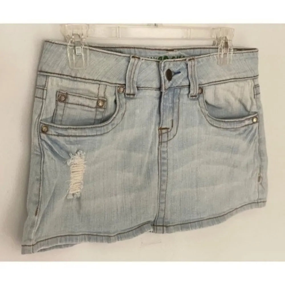 Hydraulic Juniors Denim Mini Jean Skirt - Image 3