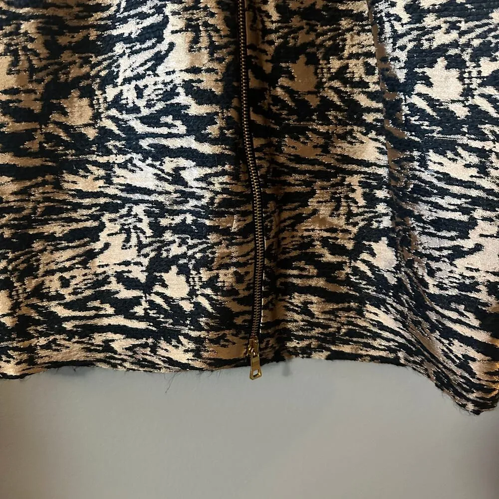 Proenza Schouler Y2K Bronze and Black Linen Dress Size 2 - Image 7