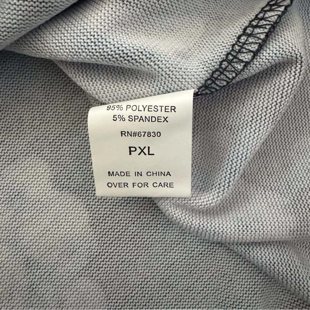 CATHY Petites blue floral three quarter length sleeve tip, size PXL, NWT - Image 8