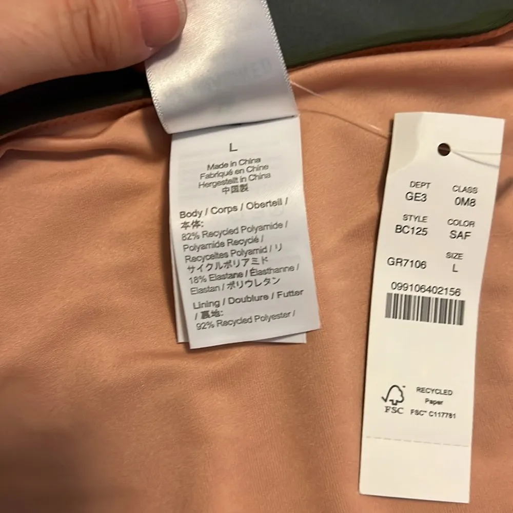 JCrew Curved Waist Cheeky Bikini Bottom Green Size Large NWT - Image 4