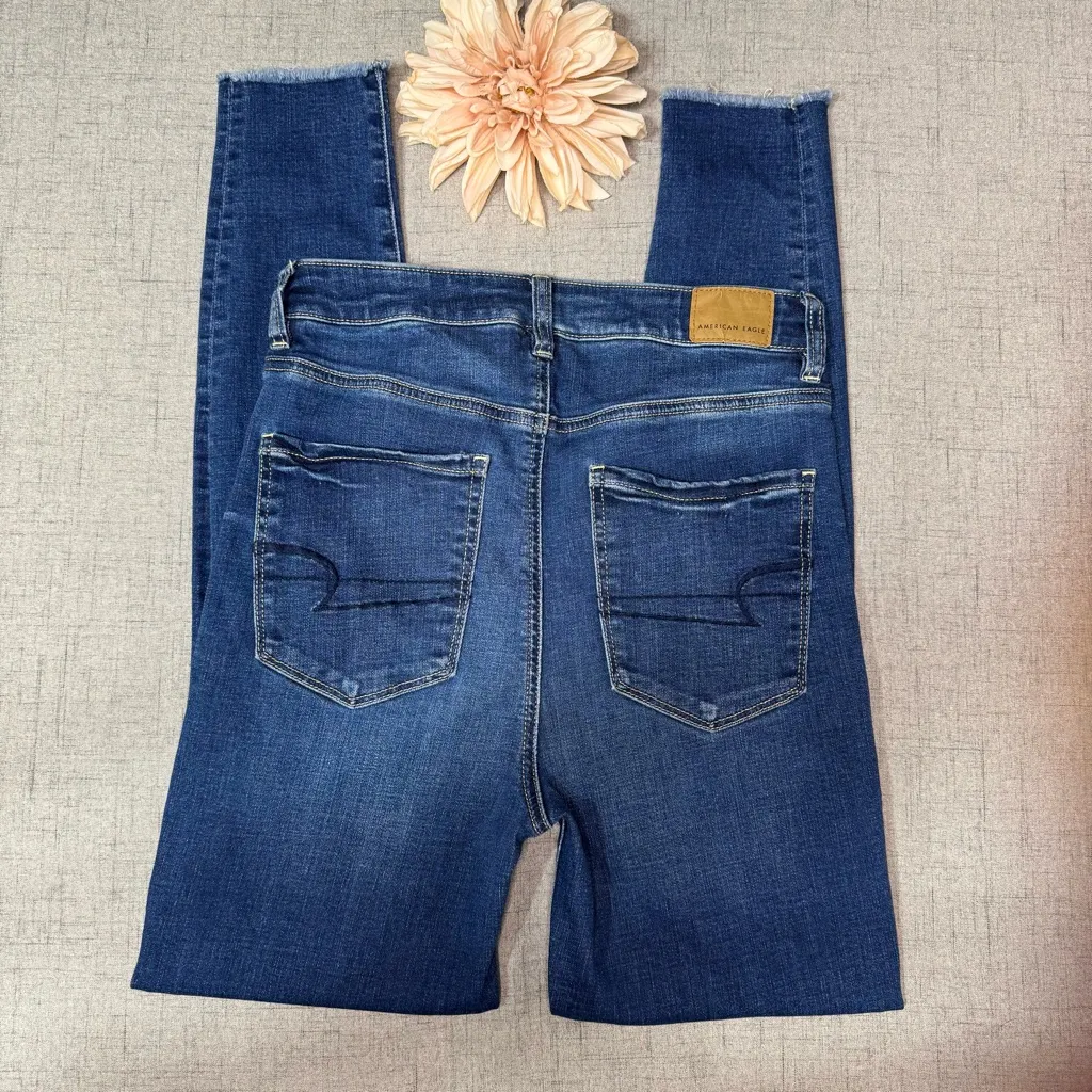 American Eagle Highest Rise Super Stretch Jegging Distressed Skinny Jean 6 - Image 9