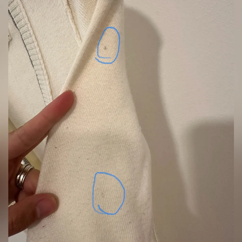 Aeropostale Y2K Vintage Cardigan Women’s Size XS Button Front Cream 2000s Bella - Image 3