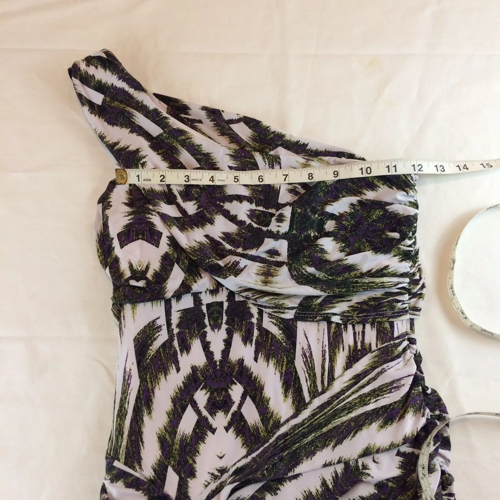 Cooper St Womens Dress Sz 6 One Shoulder Animal Cocktail Party Safari Glam Sexy - Image 11