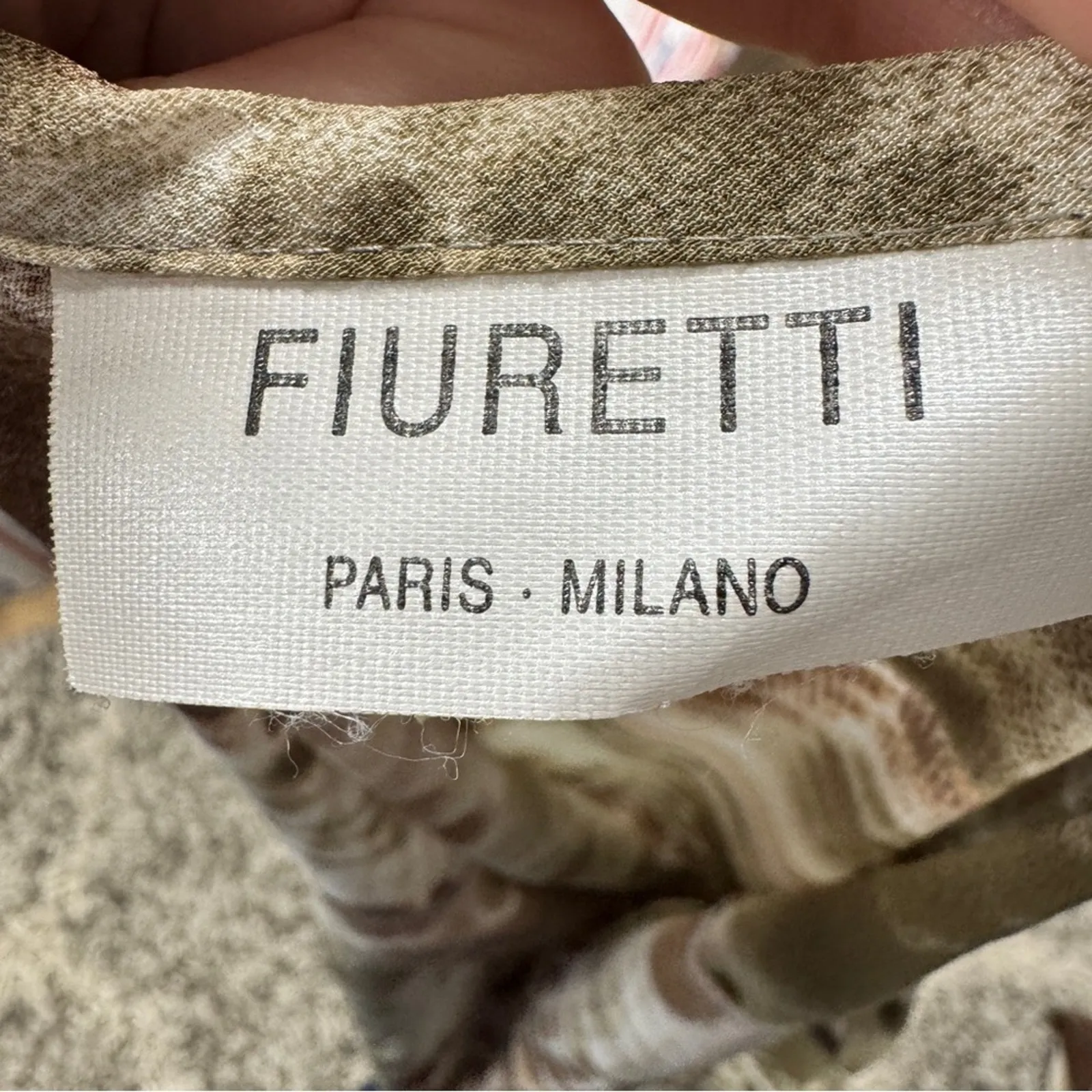 Fiuretti Brown Green Tie Dye Sleeveless Maxi Dress Womens M Beachy Summer Casual Size M - Image 10