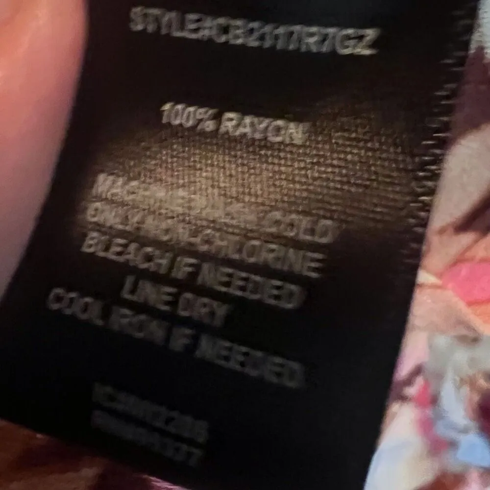 NWT Sanctuary Womens‎ Flowy Seashore Outdoor Floral Blouse Size 2X Work Career - Image 7