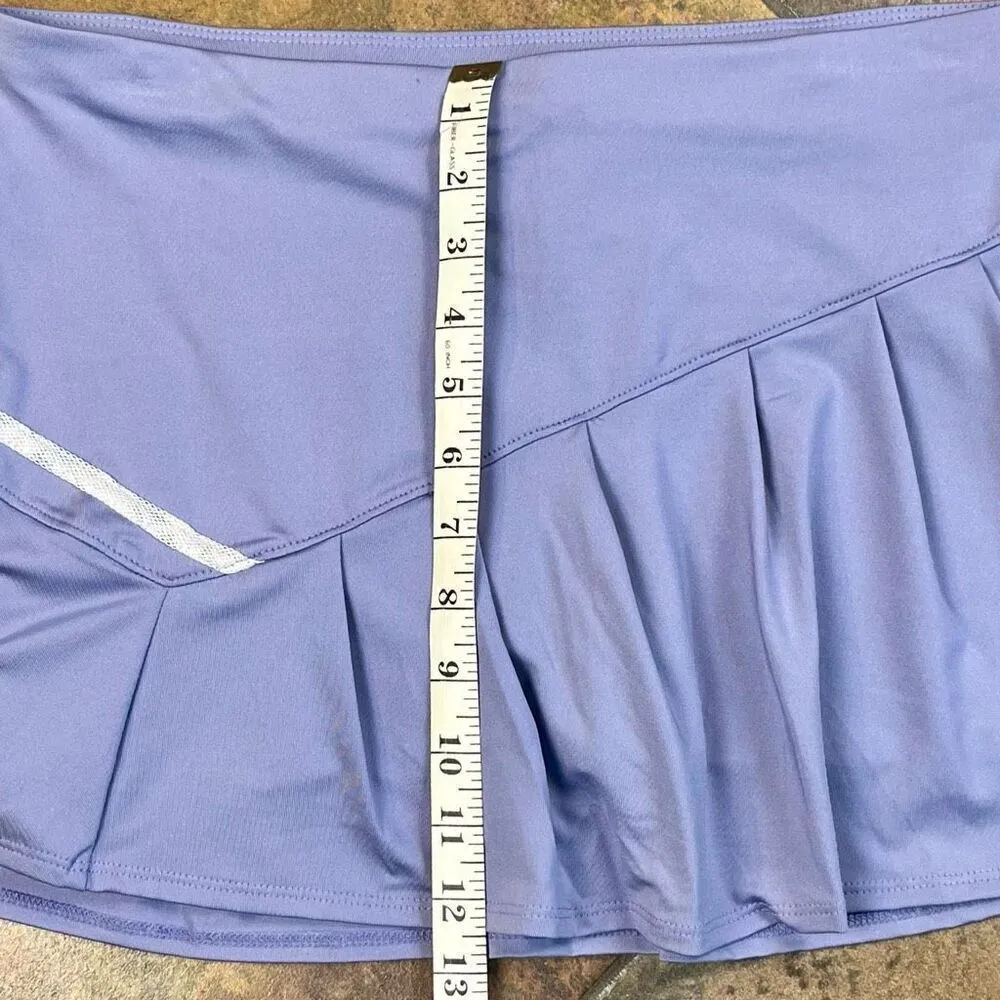New! NWT Lucky in Love Cross Court Tennis Skirt Lilac Skort Large Purple - Image 3