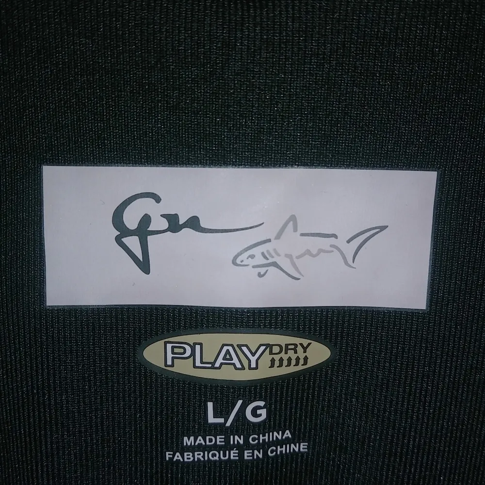 Greg Norman Play Dry L Athletic Long Sleeved Quarter Zip Top Thumb Holes Pink Size L - Image 7