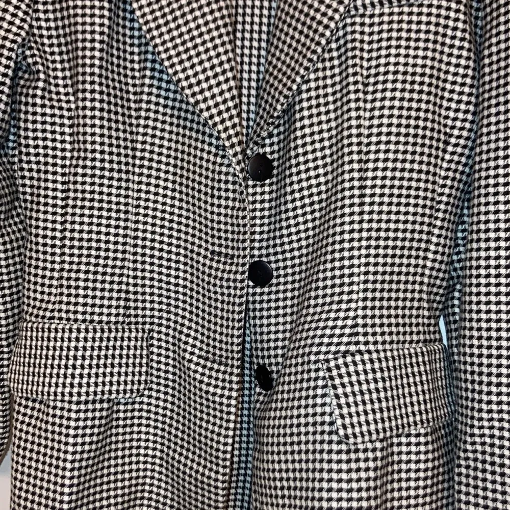 Vintage Alyn Paige houndstooth blazer sz M EVC - Image 2