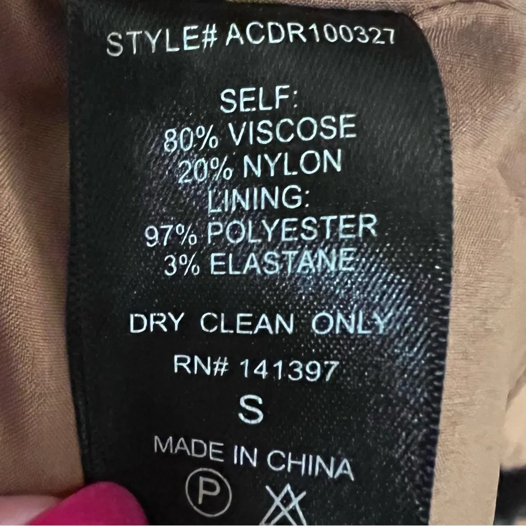 ASTR the Label Nikita Burnout Leopard Print‎ Long Sleeve Ruched Mini Dress Small - Image 16