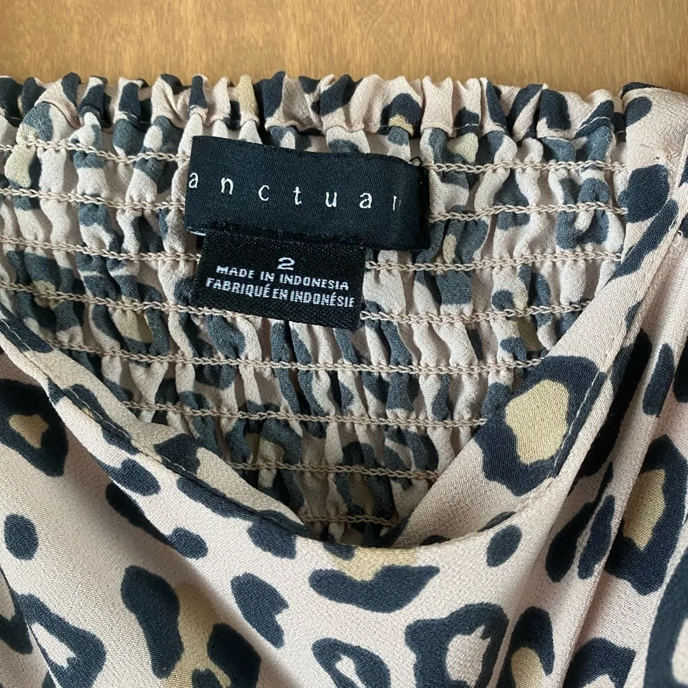 Sanctuary Georgina Leopard Print Dress size 2​ - Image 4