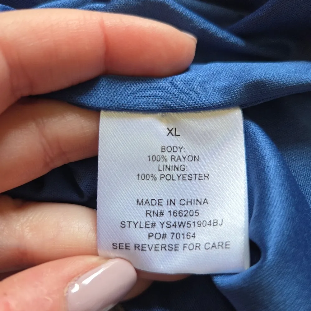 Lucky Brand Blue Popover Shirt Dress - Image 8