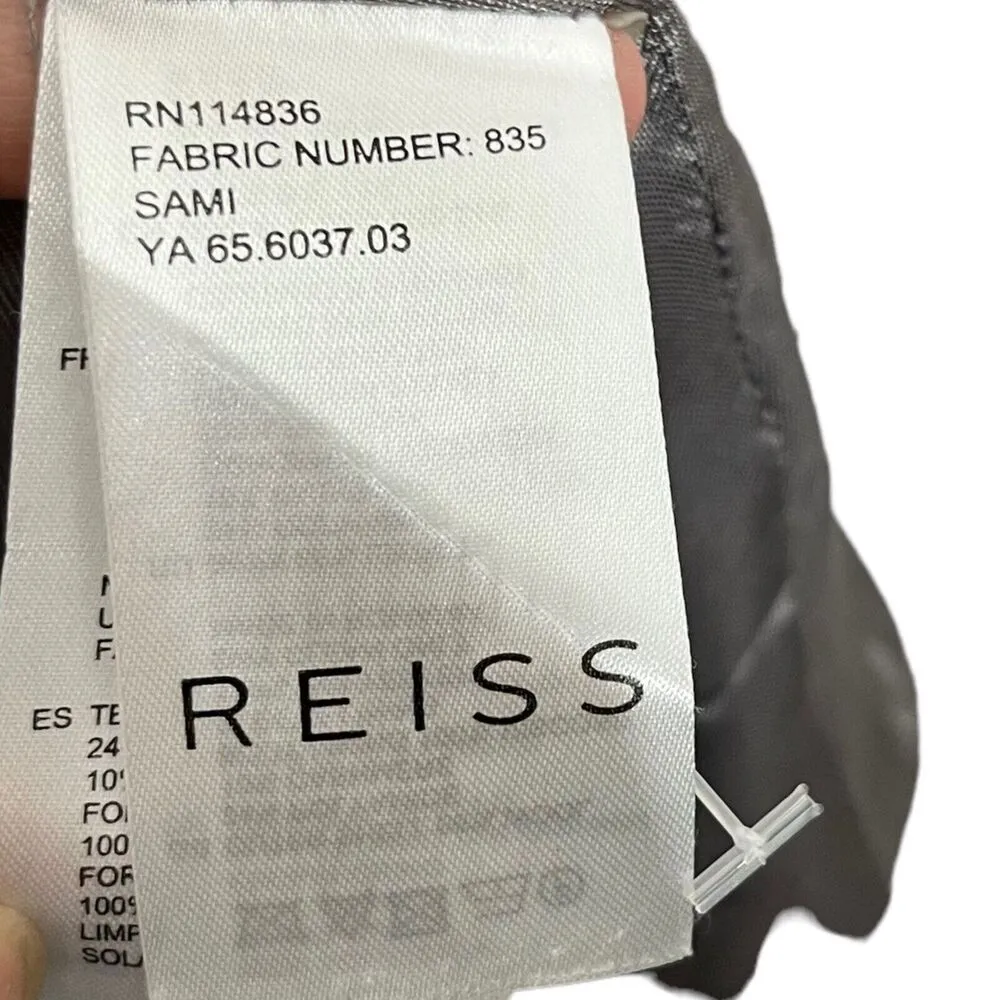 Reiss Sami Shawl Wrap Coat Women’s Size 0 Cloud Wool Cashmere The Archive Flawed - Image 7