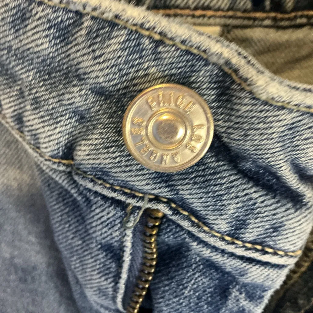 PAIGE Sky Blue Denim Jeans - Image 3