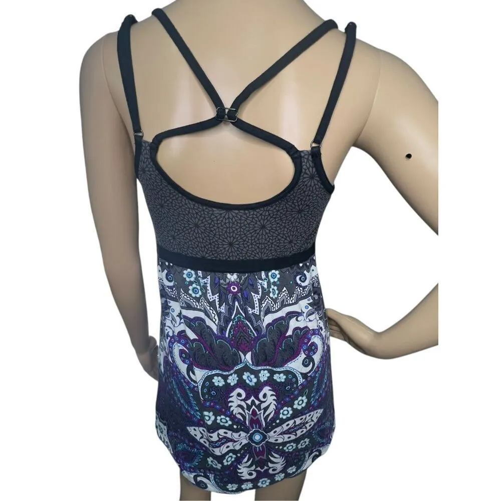 Athleta Boho Athletic Stretchy Tank Top With Built In Bra - Image 5