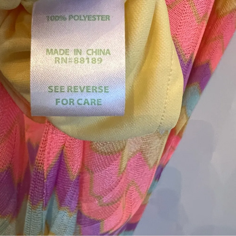 Lilly Pulitzer Inna Maxi Bright Multi-Color Knit Dress with Side Slits | XS - Image 8