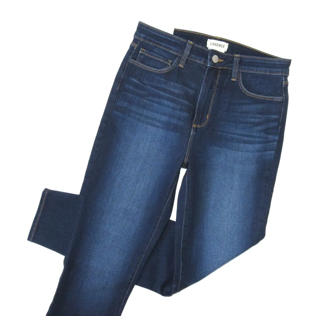 NWT L'Agence Margot in Baltic High Rise Skinny Crop Stretch Jeans 28 $225 - Image 2