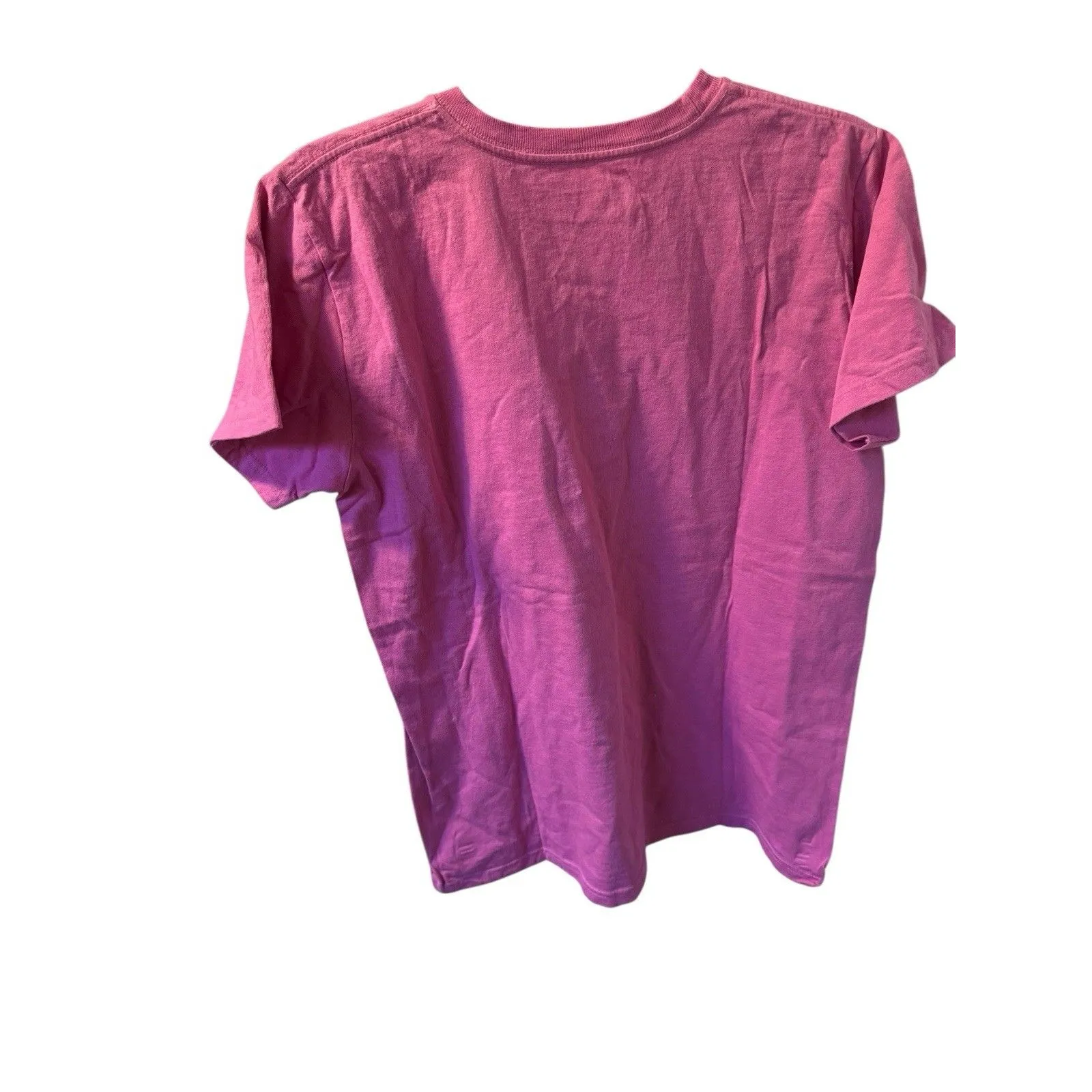 Adidas Women's Short Sleeve Pink Pullover T-Shirt  EUC Size L Top Sport - Image 2