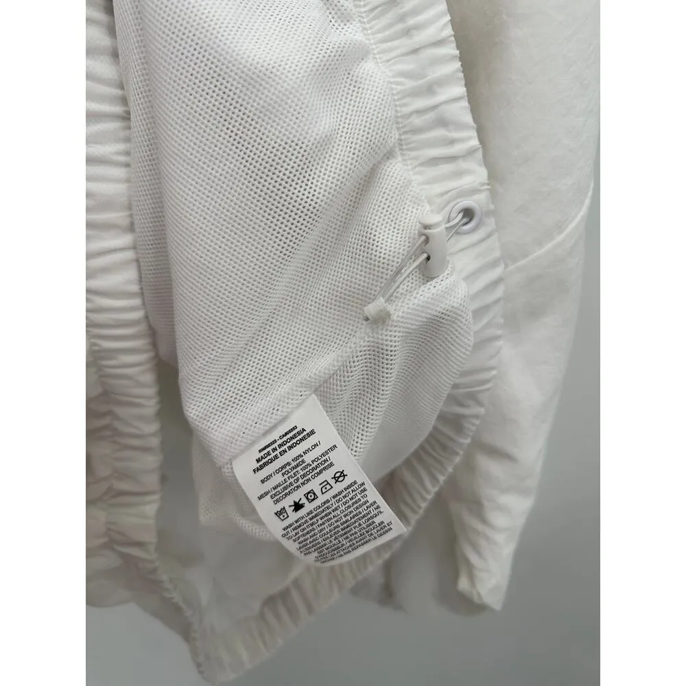 Nike White ESS Woven Jacket Full Zip Activewear Lightweight Womens Large NWT - Image 8
