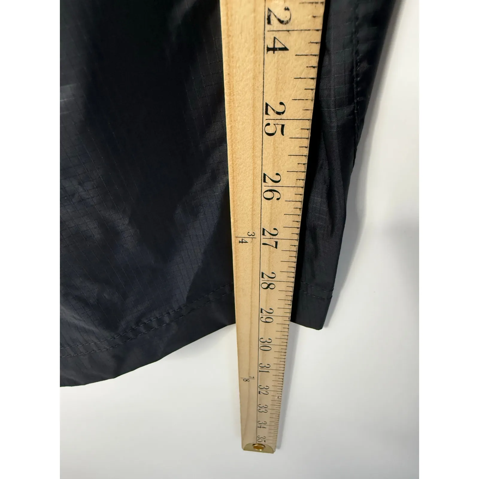 L.L. Bean TEK Waterproof Nylon Rain Pants Black L Petite Packable Gorpcore Size undefined - Image 10