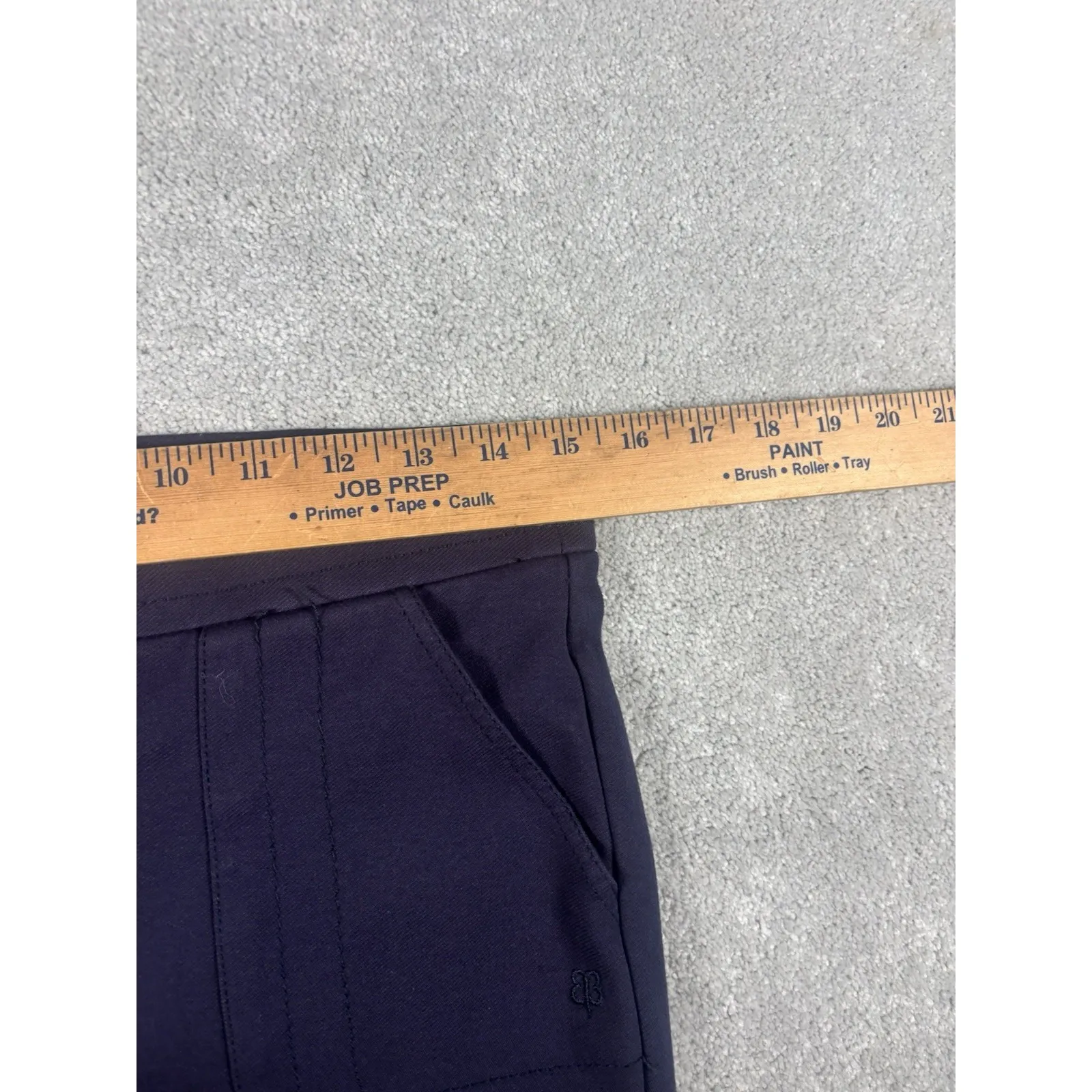 betabrand Flare Leg Dress Yoga Pants ink (navy) pockets large - Image 8