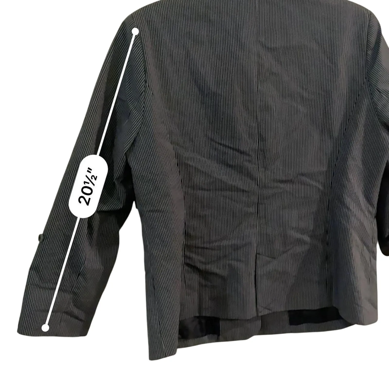 Apostrophe  Black white striped blazer - Image 8