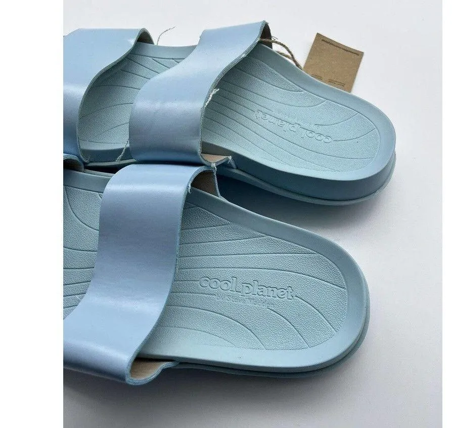 Cool Planet by Steve Madden Womens Libraa Pastel Blue Slip On Sandals Sz 7 - Image 6