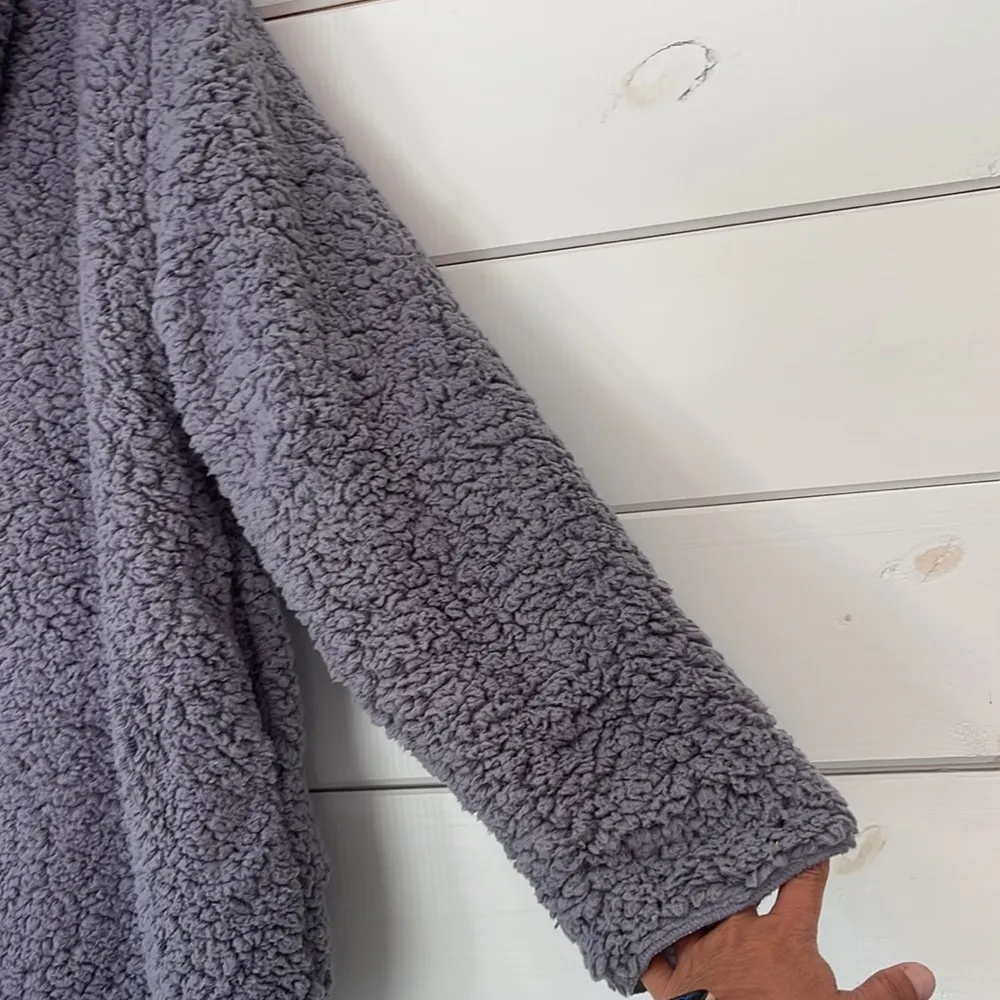 Urban Outfitters Purple Sherpa Jacket One Size - Image 13