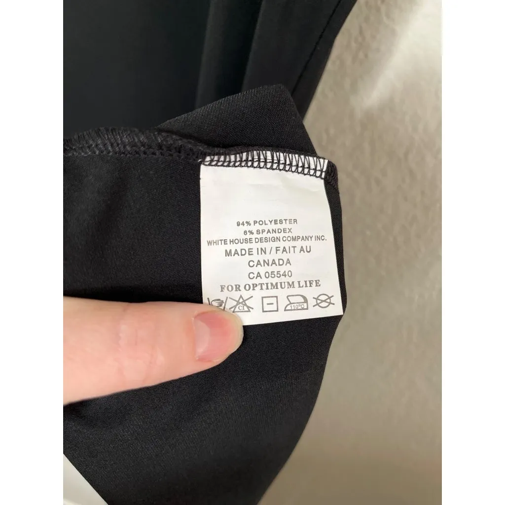 Sympli Black Sleeveless Minimalist A - Image 7