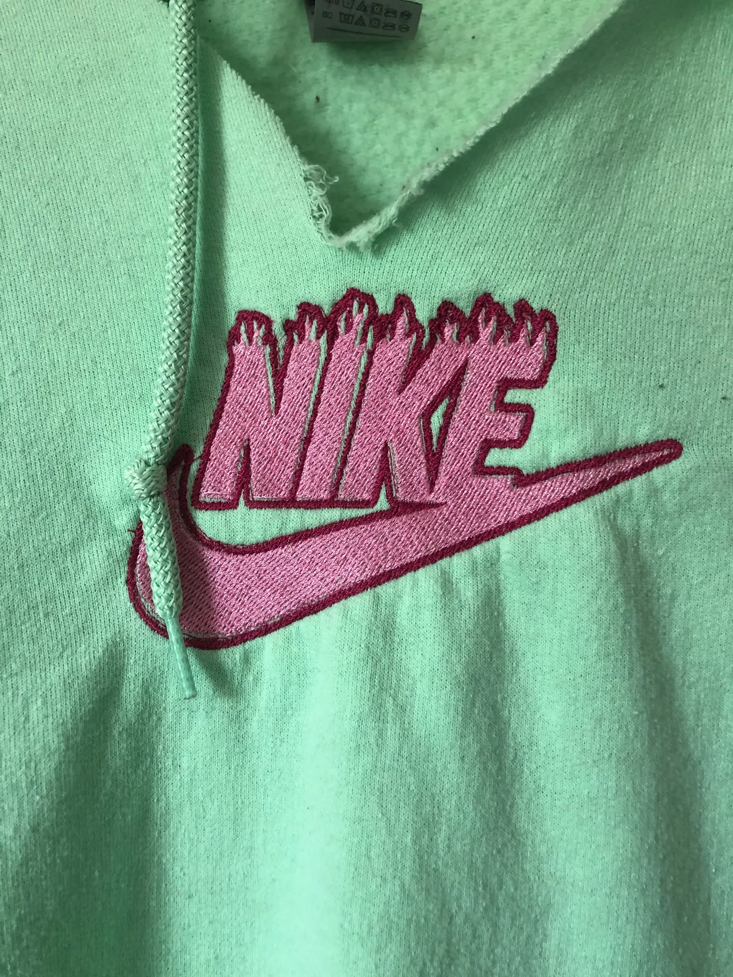 custom sweatshirt Green Size L - Image 3