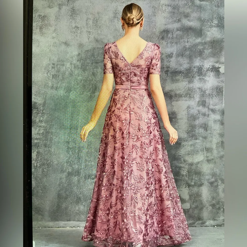 Faeriesty Elegant Short Sleeve Pink A - Image 4