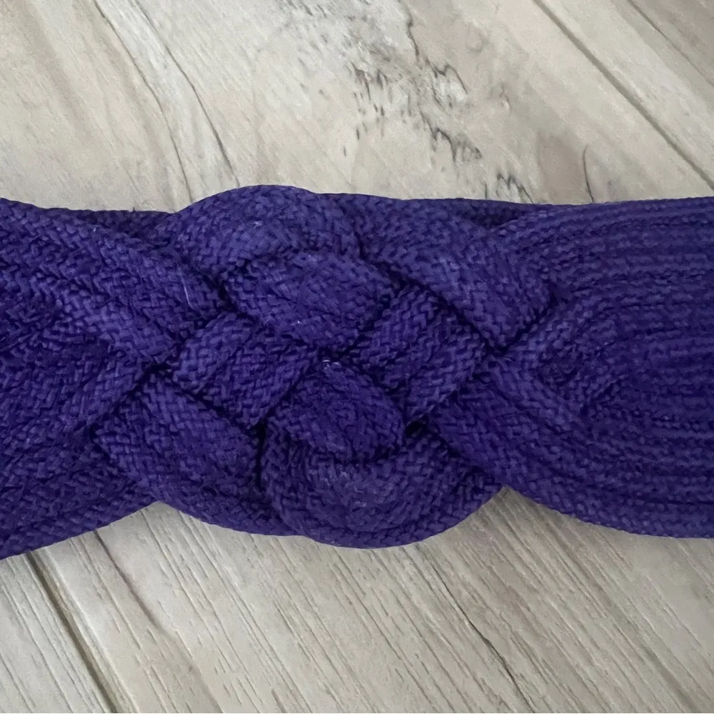 Vintage purple knotted belt - Image 3