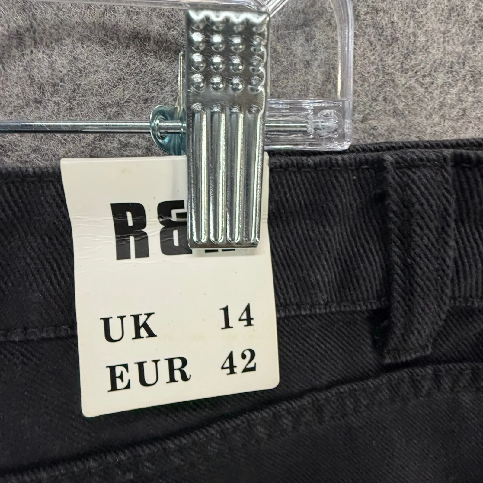 The Rockn Rev Boyfriend Jeans Womens 10 Black Midrise Distressed Modern Grunge - Image 9