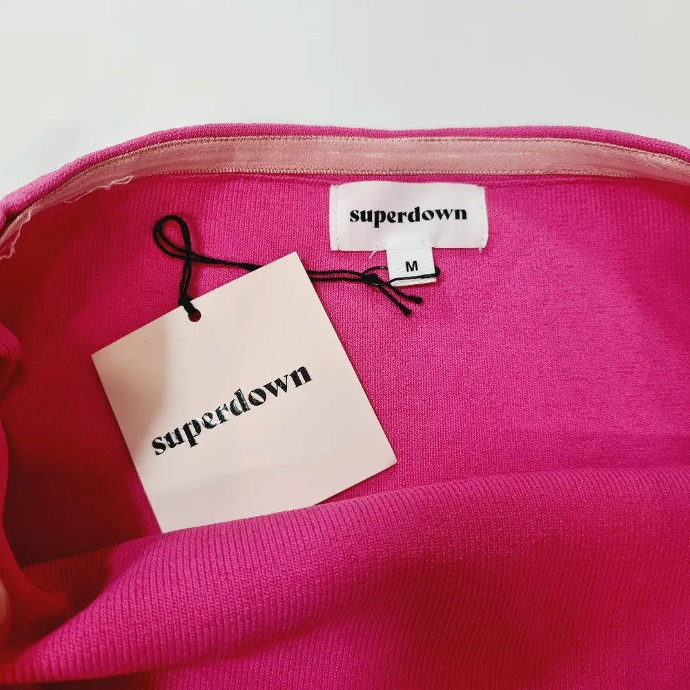 Perla Ombre Mini Dress in Pink Ombre - Image 7