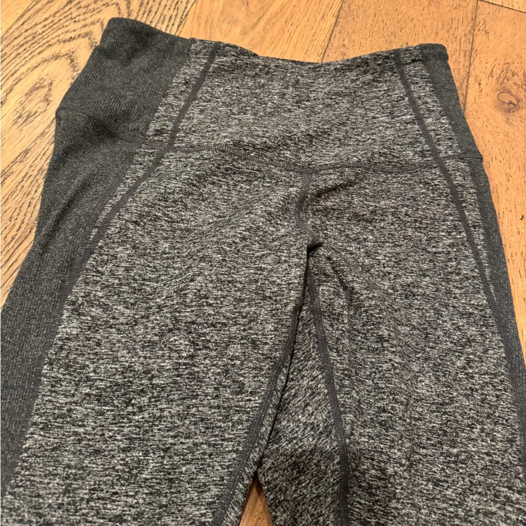 Dark Gray Zella Leggings with Foot Strap - Image 4