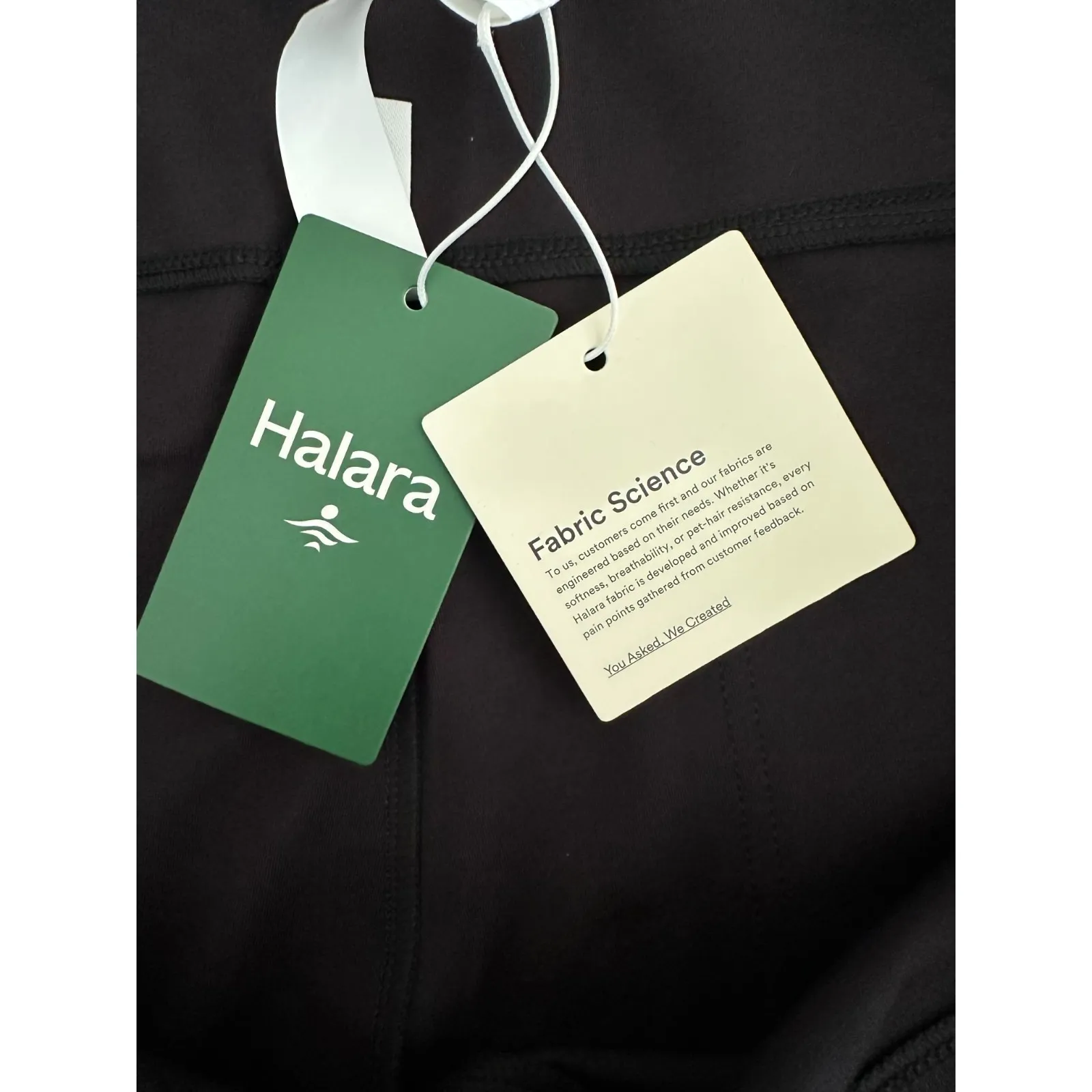 NWT Halara Womens High Waist Black Stretch Wide Leg Pants Leggings 3X - Image 7