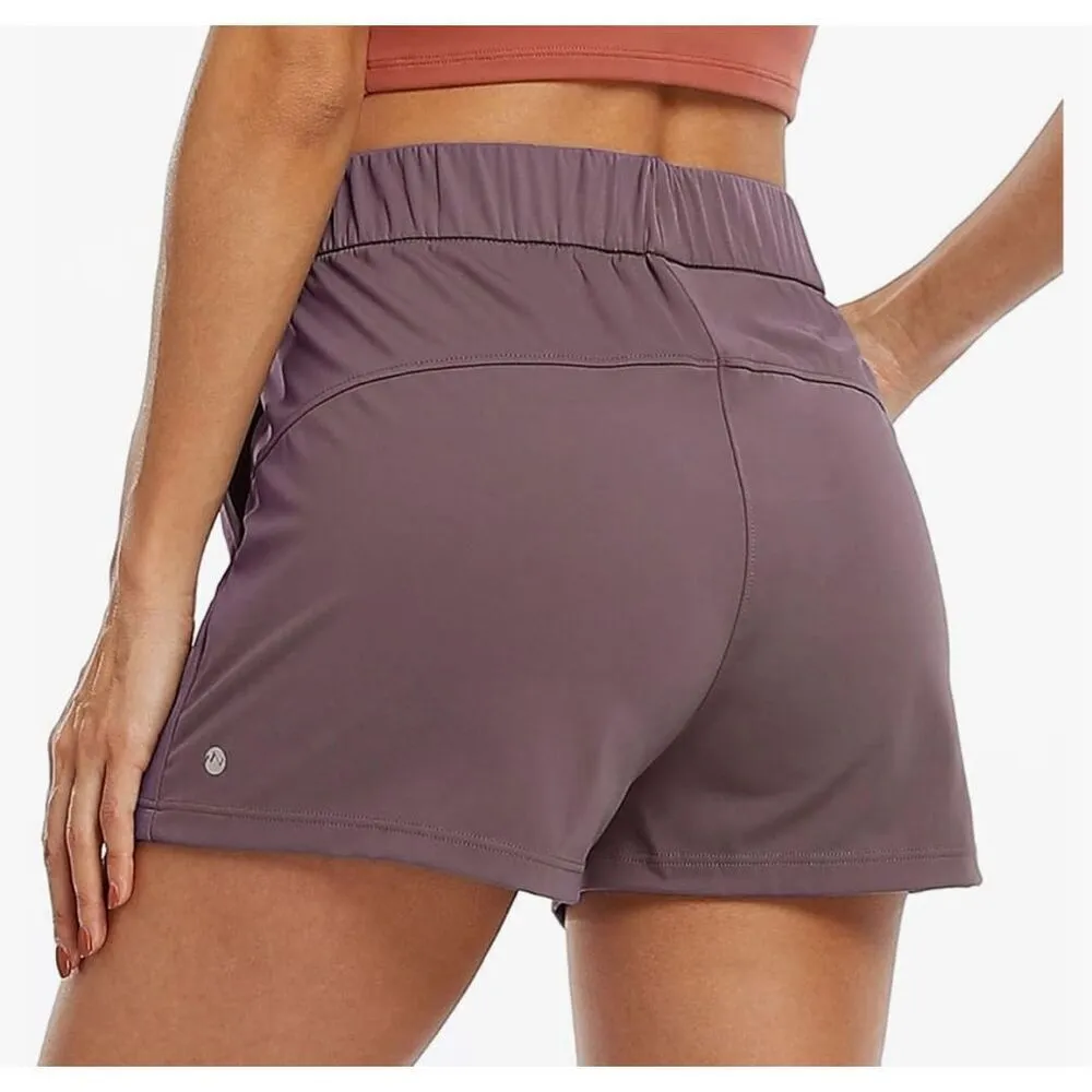 NEW Willit Shorts Hiking athletic Active Running Pockets 2.5" S Purple - Image 3