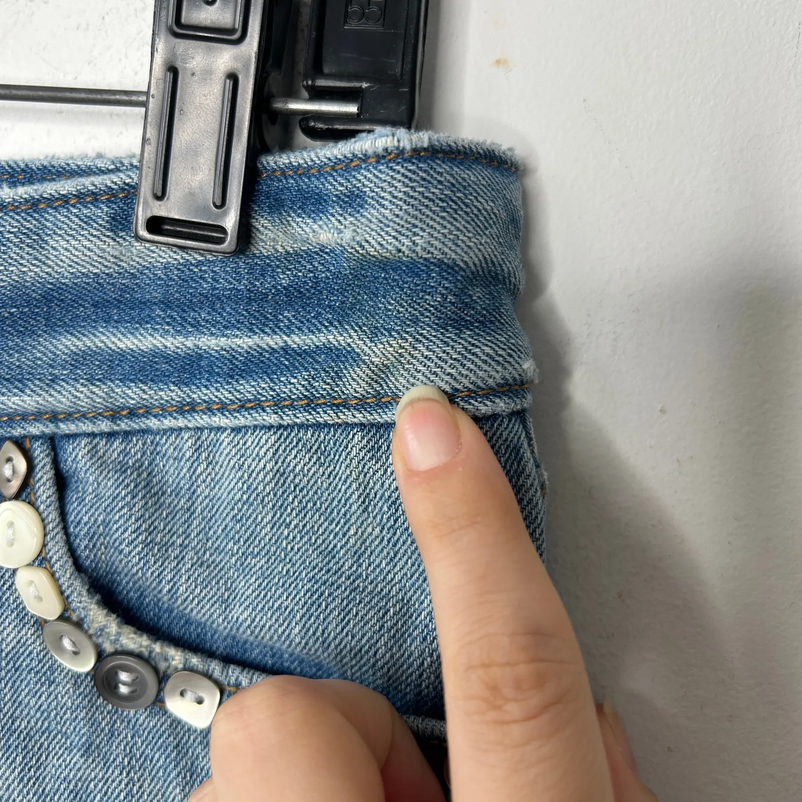 GAP Vintage Y2K Denim Skirt Womens Size 4 Mini Tweencore 2000s Preppy McBling - Image 13