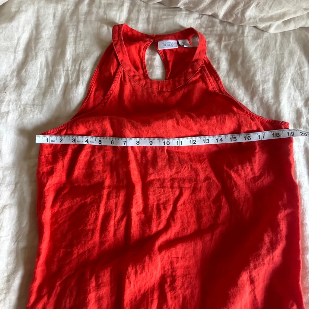 Sigrid Olsen Linen Shift Dress | size large - Image 7